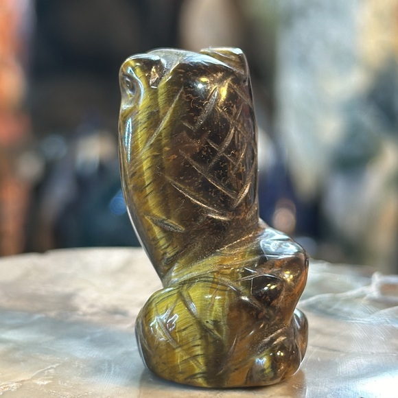 🎄SALE🎄Tigers Eye Snake Carving! - Picture 5 of 6
